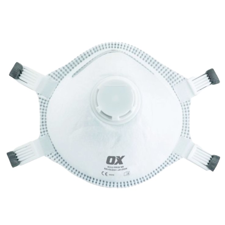 Ox FFP3V S312 NR Moulded Cup Valved Respirator (Single) OX-S489201